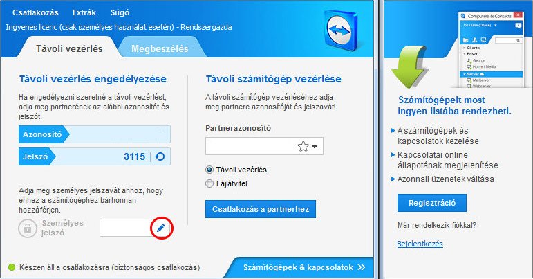 TeamViewer telepítés